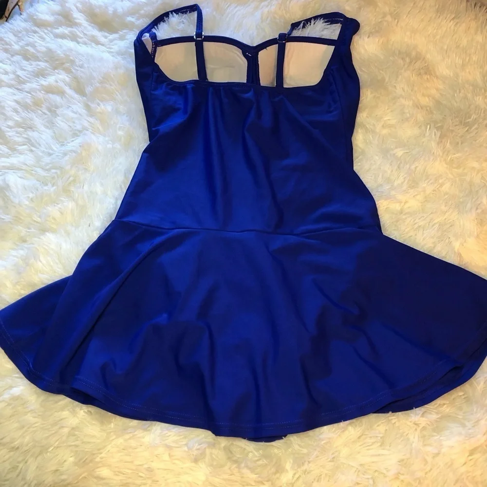 🥶🦋VENUS Sapphire Blue Swim Dress🦋🥶